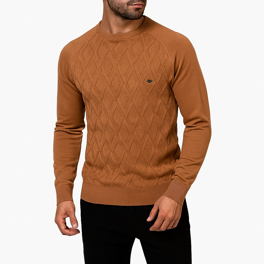 Men’s Crew Neck Knit Jumper – Spring/Summer Pullover