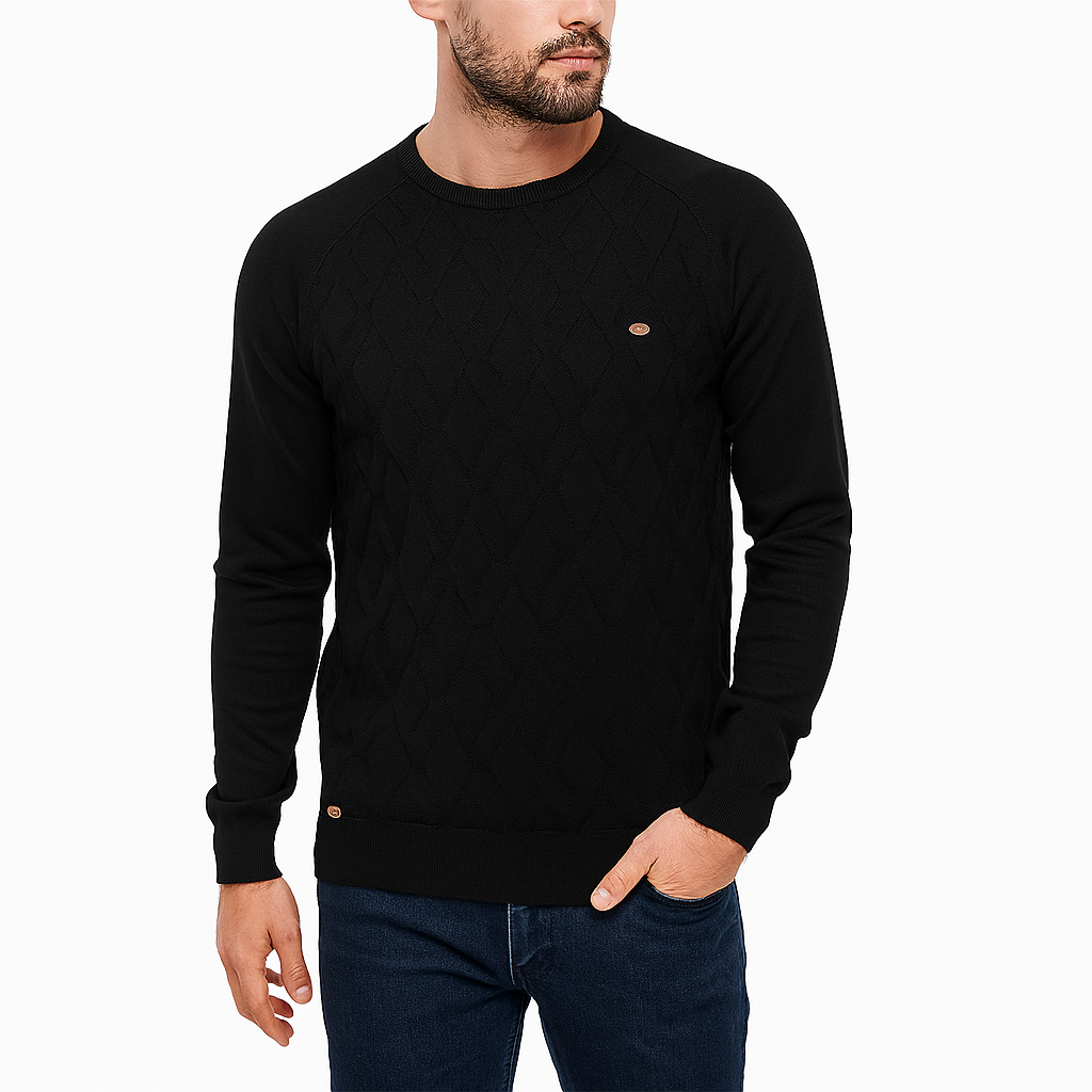 Men’s Crew Neck Knit Jumper – Spring/Summer Pullover