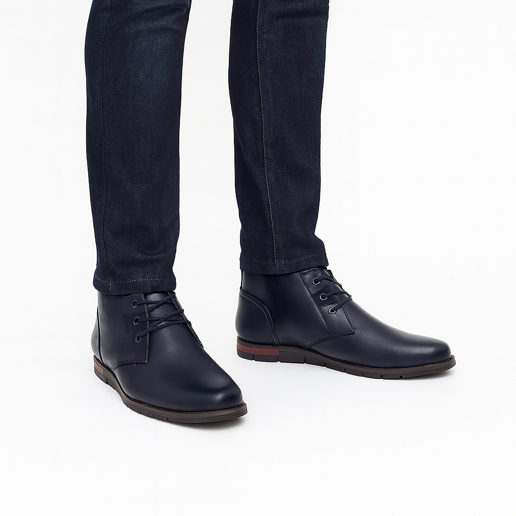 Men’s Everyday Ankle Boots – Casual Lace-Up Desert Style