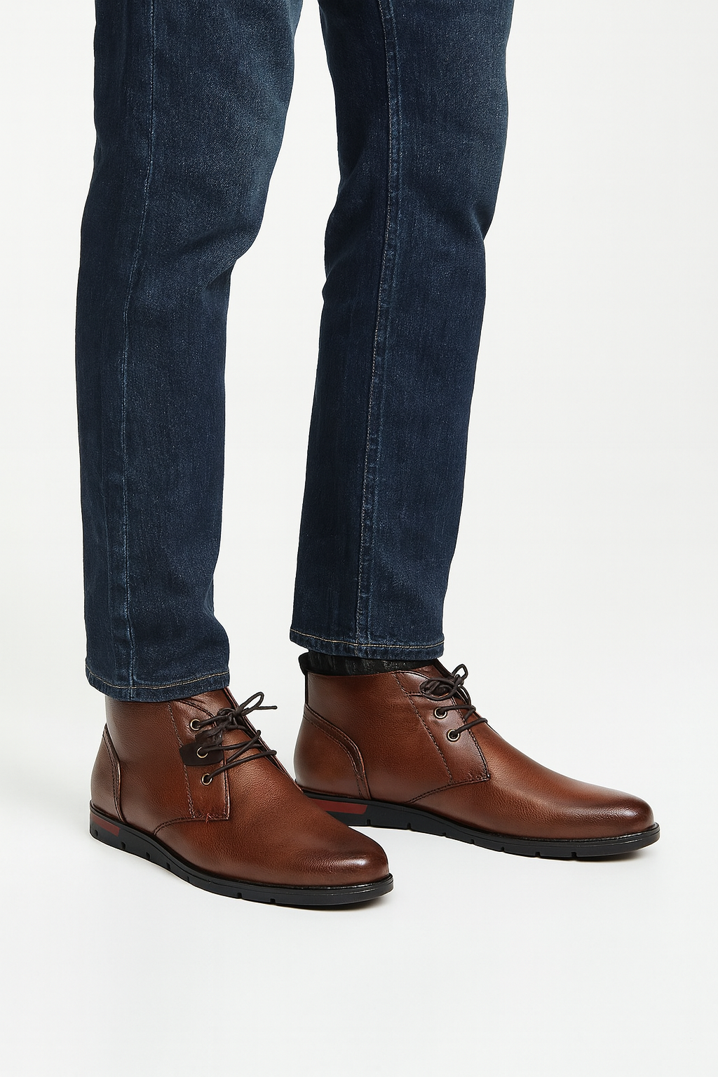 Men’s Chelsea Boots with Side Zip – Smart Casual Style