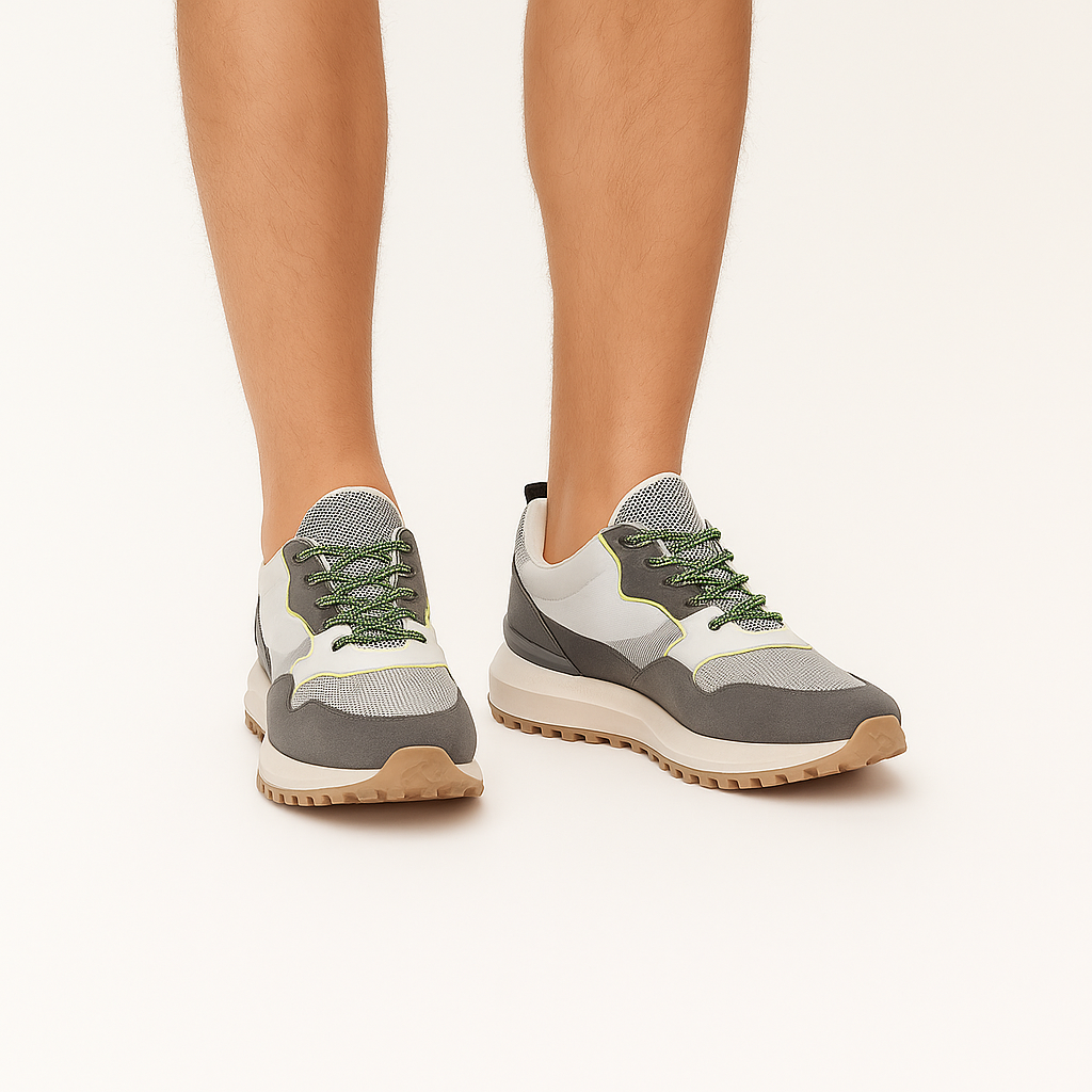 Men’s Fabric Jogging Sneakers – Casual Runners