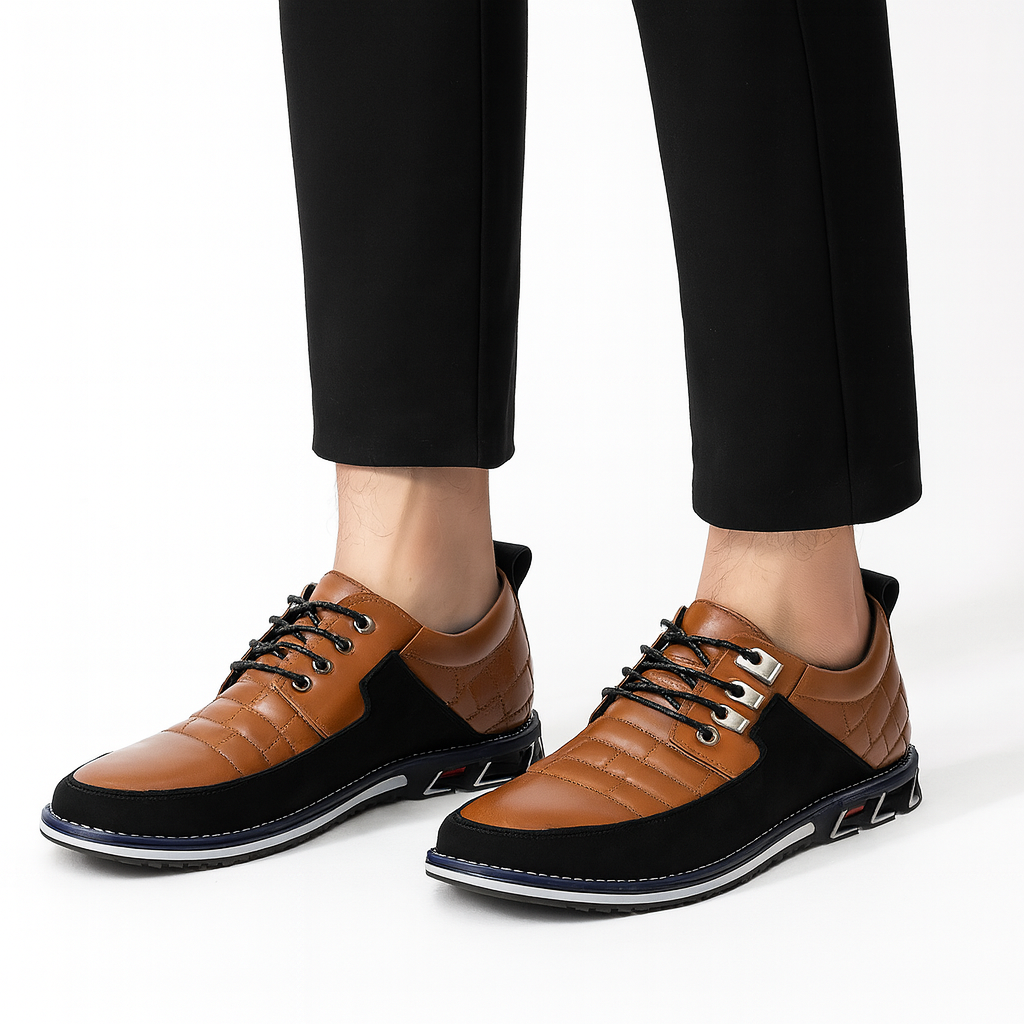 Men’s Lace-Up Dress Sneakers – Smart Casual Summer Style