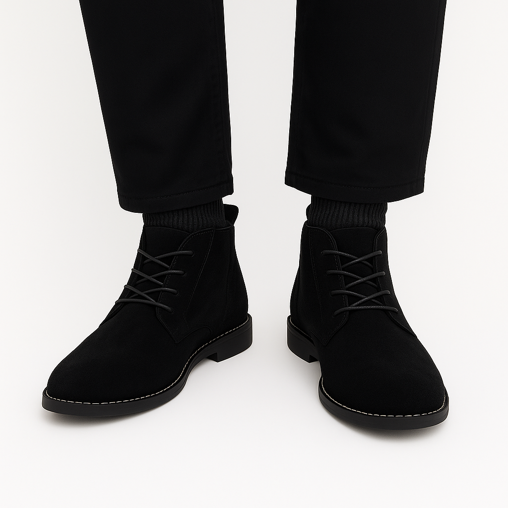 Men’s London-Style Tassel Zip High-Top Boots