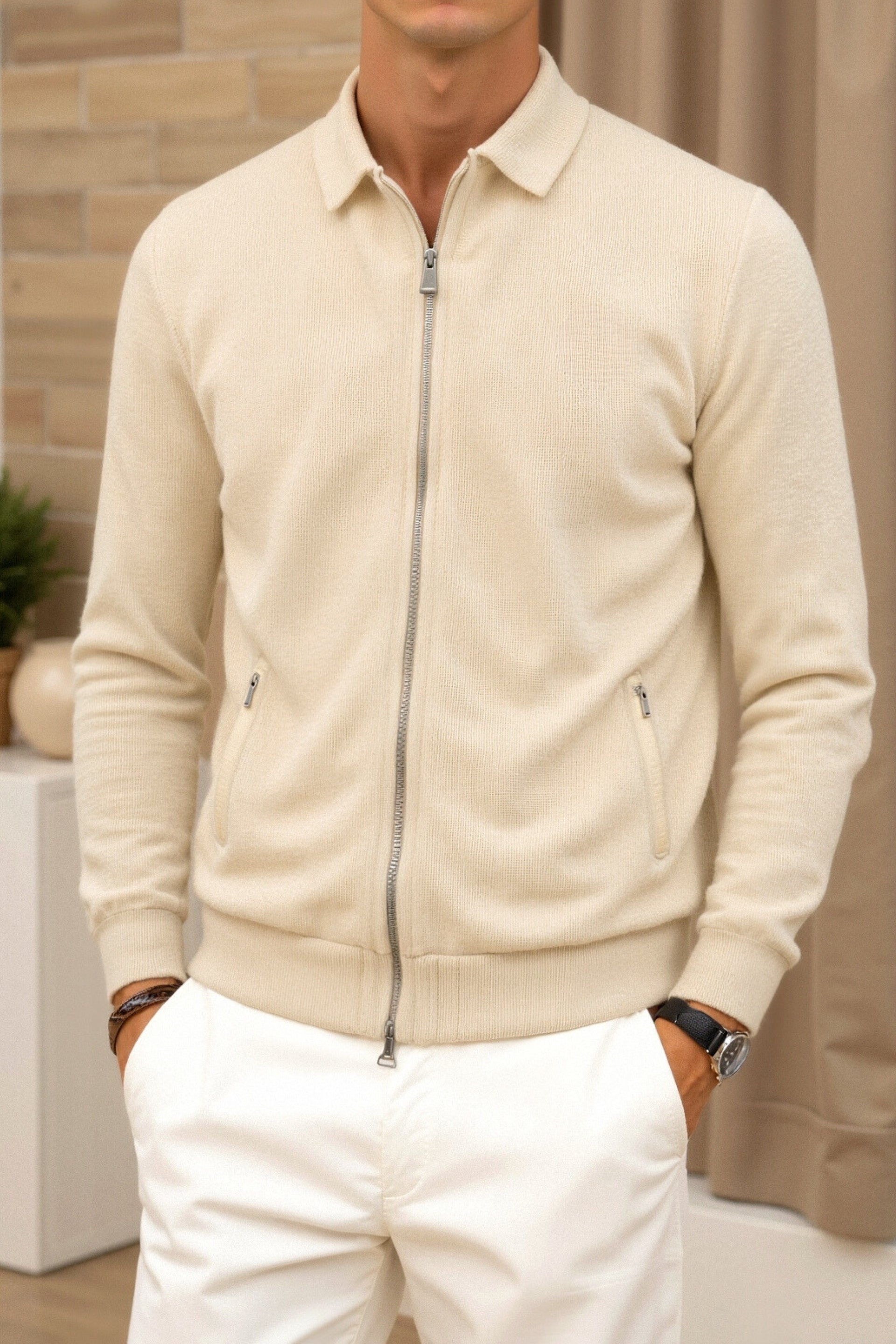 Polo Collar Design Track Jacket-Cole Clothing-Cole Clothing