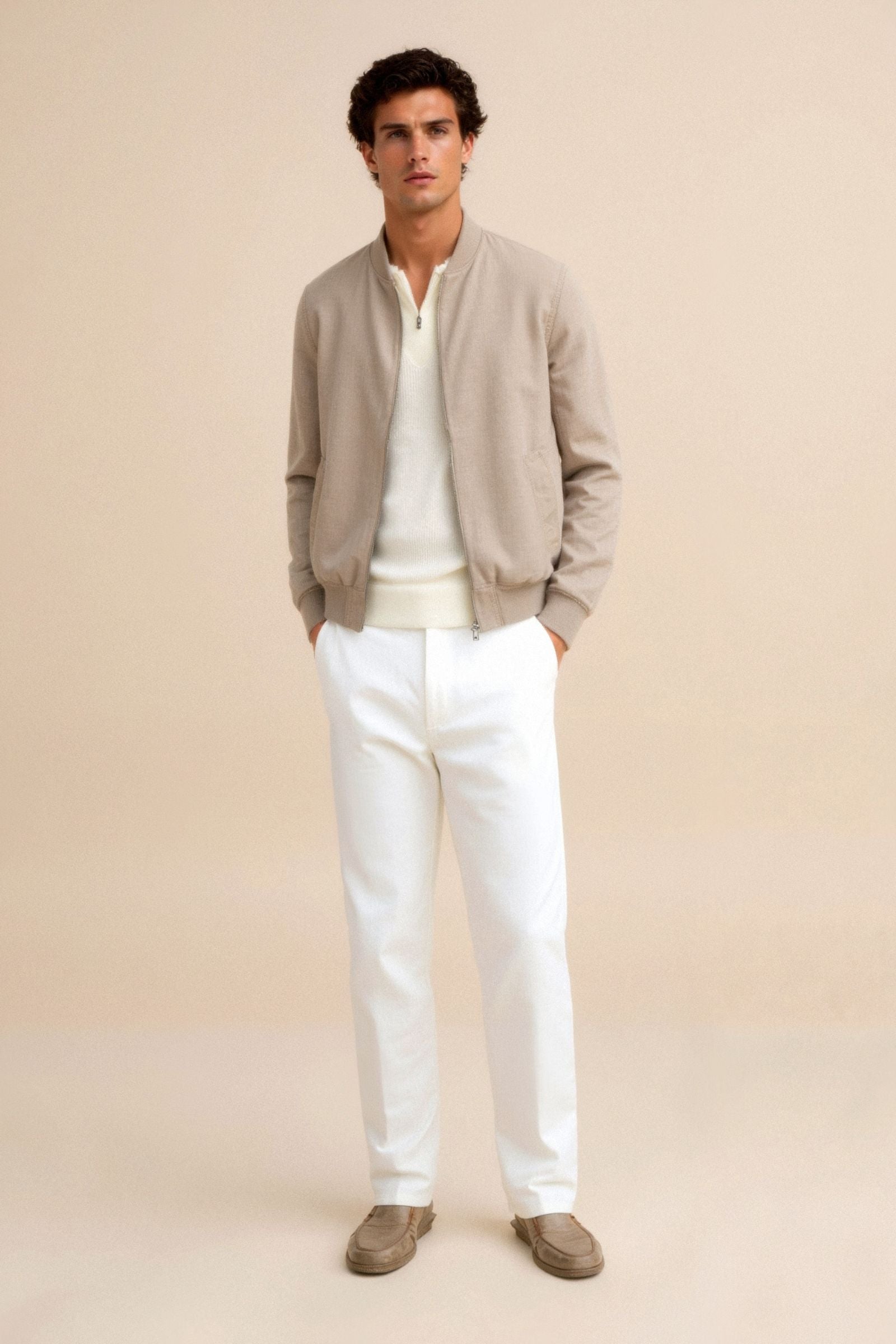 Slim Fit Bomber Jacket-Cole Clothing-Cole Clothing