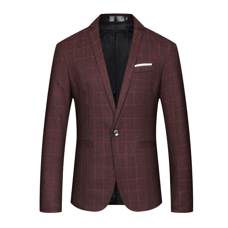 Men’s Slim Fit Classic Smart Blazer – Office Jacket