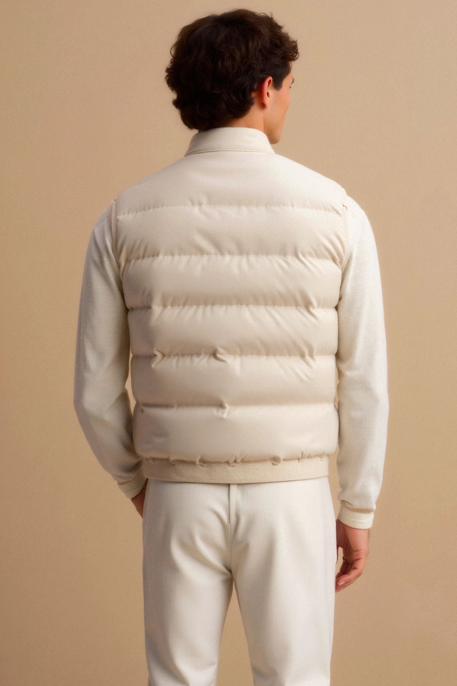High Business Stand Collar Vest-Cole Clothing-Cole Clothing