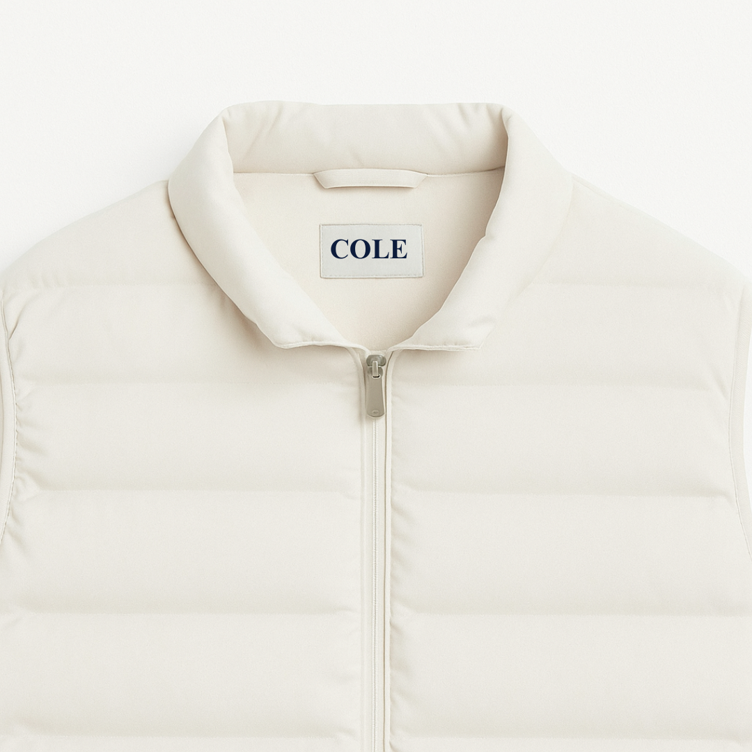 Men's Stand Collar Quilted Gilet – Spring Outerwear