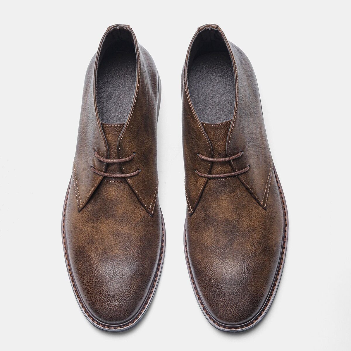 Men’s Suede Ankle Boots – Rugged Lace-Up Casual Boot
