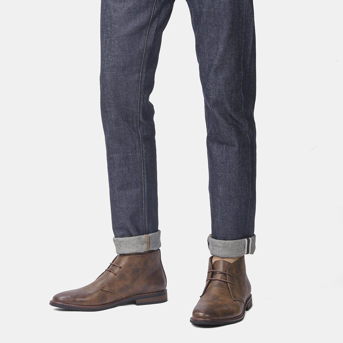 Men’s Suede Ankle Boots – Rugged Lace-Up Casual Boot