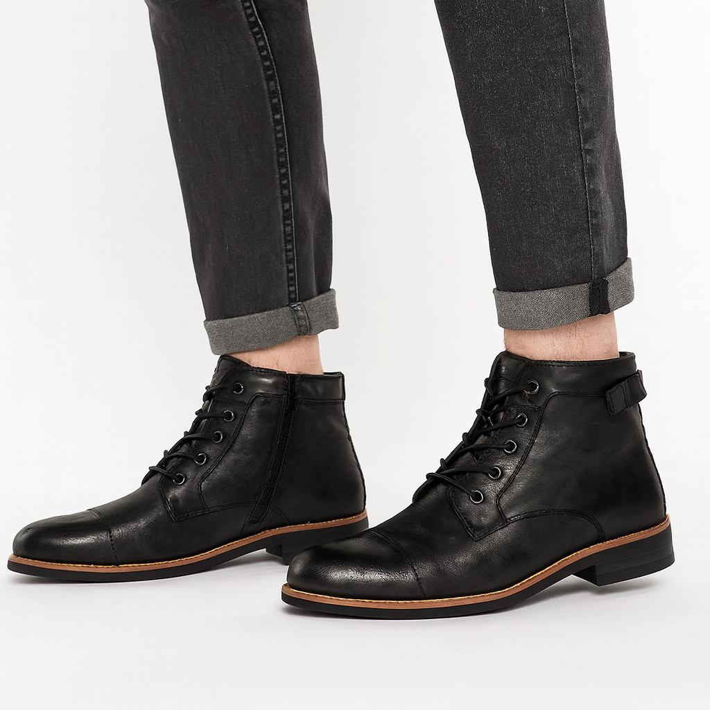 Retro Cowboy Boots for Men – High-Top Design