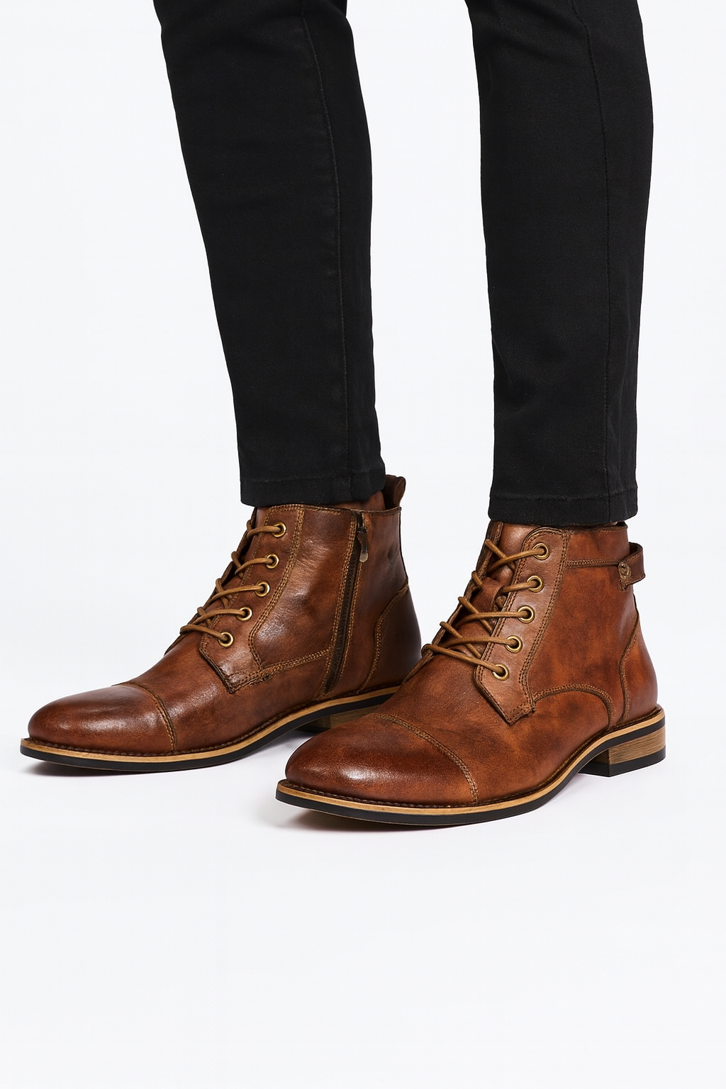 Retro Cowboy Boots for Men – High-Top Design