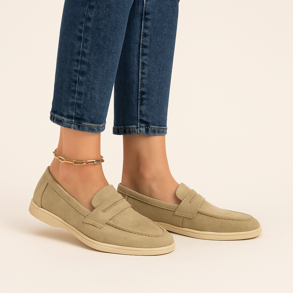 Women's Solid Colour Flat Loafers – Cole Clothing
