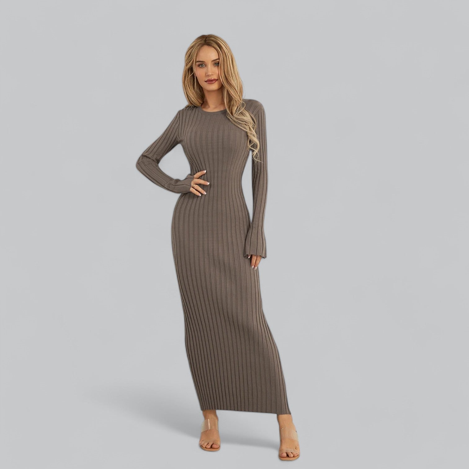 Women's Lace-Up Maxi Dress-Cole Clothing-Cole Clothing