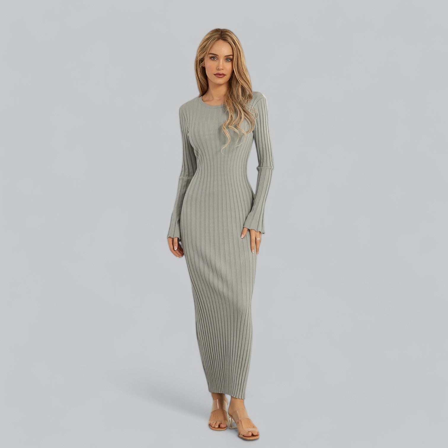Women's Lace-Up Maxi Dress-Cole Clothing-Cole Clothing