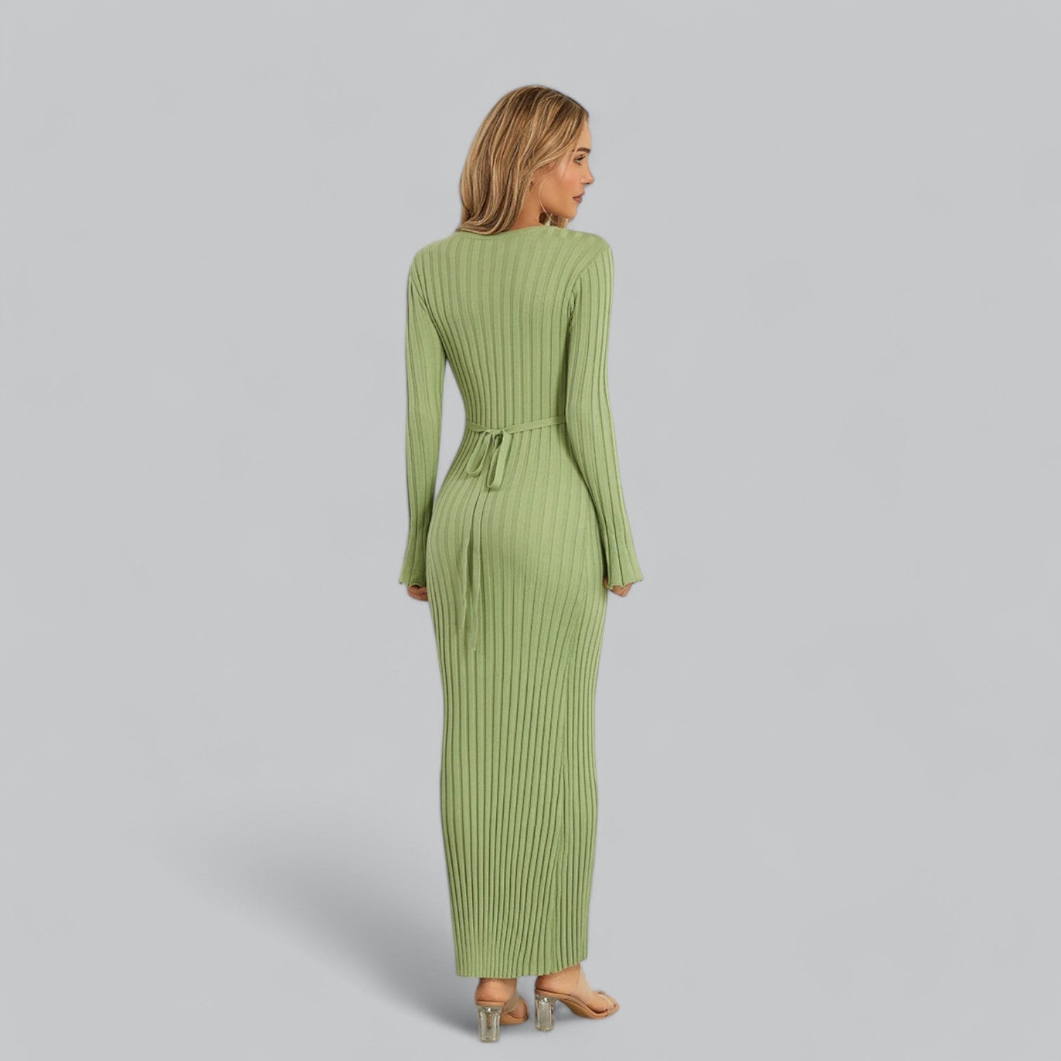 Women's Lace-Up Maxi Dress-Cole Clothing-Cole Clothing