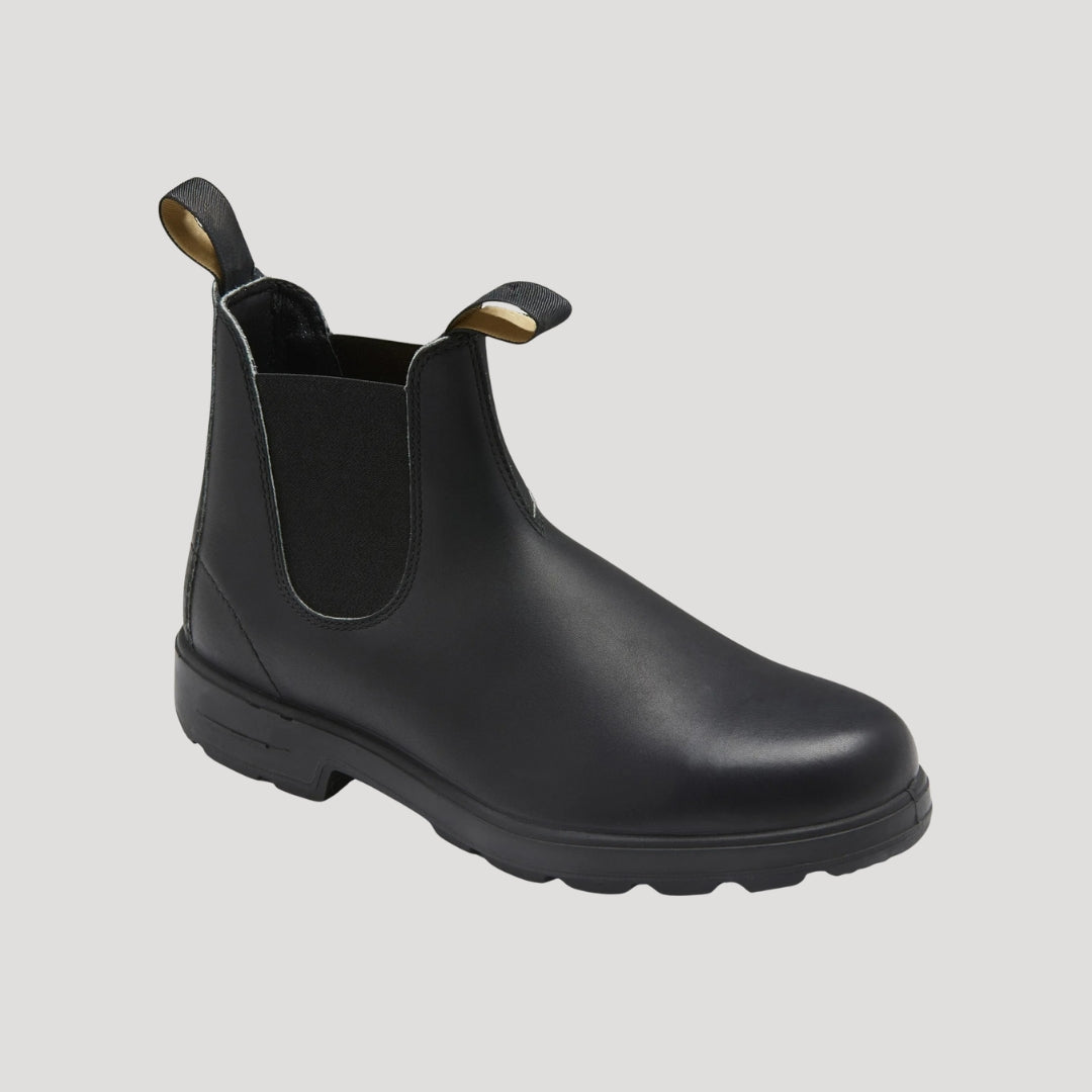 Men’s Chelsea ankle boots – slip on faux leather boots