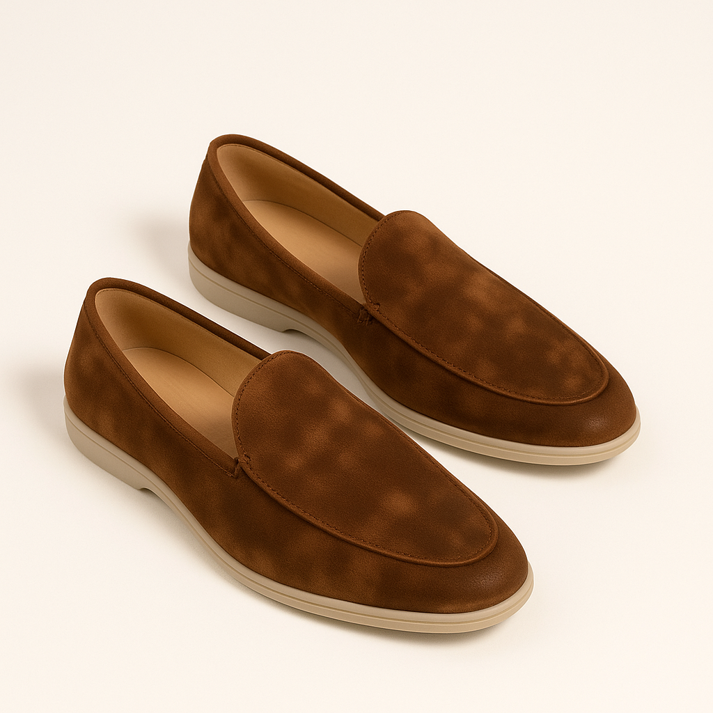 Men’s Classic Suede Slip-On Loafers – Cole Clothing