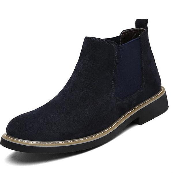 Men’s Chelsea Boots – Classic Ankle Pull-On Dress Style