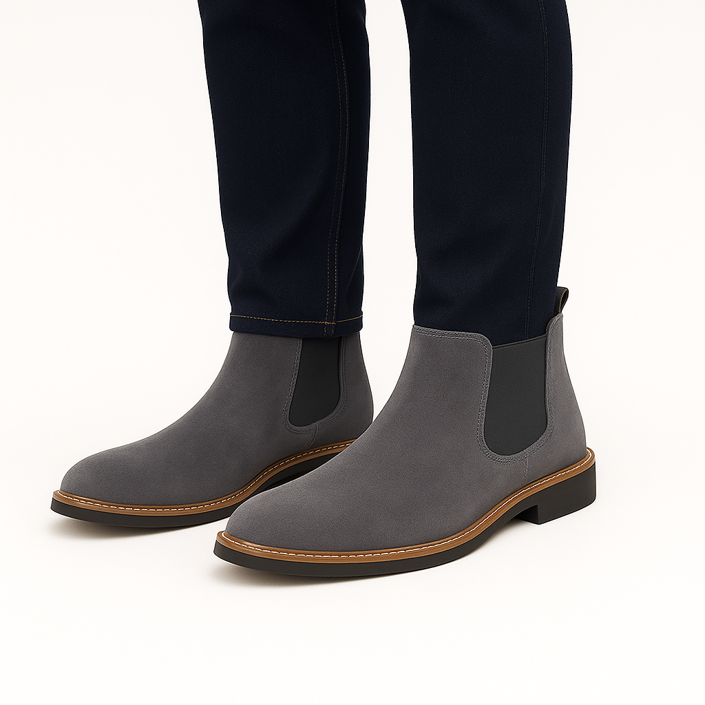 Men’s Chelsea Boots – Classic Ankle Pull-On Dress Style