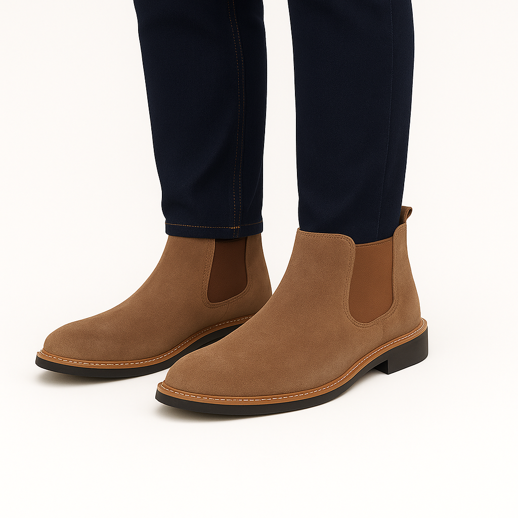 Men’s Chelsea Boots – Classic Ankle Pull-On Dress Style