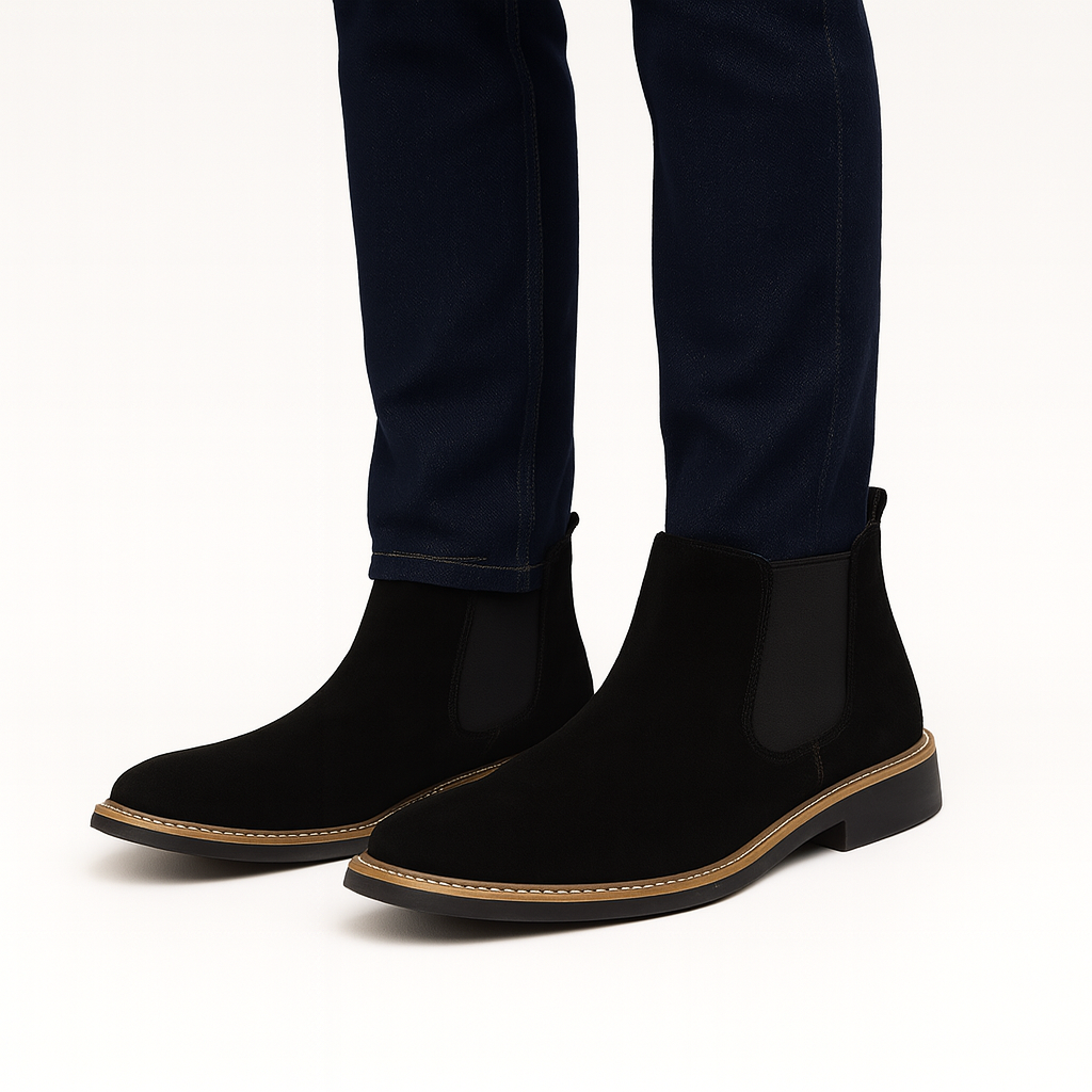 Men’s Chelsea Boots – Classic Ankle Pull-On Dress Style