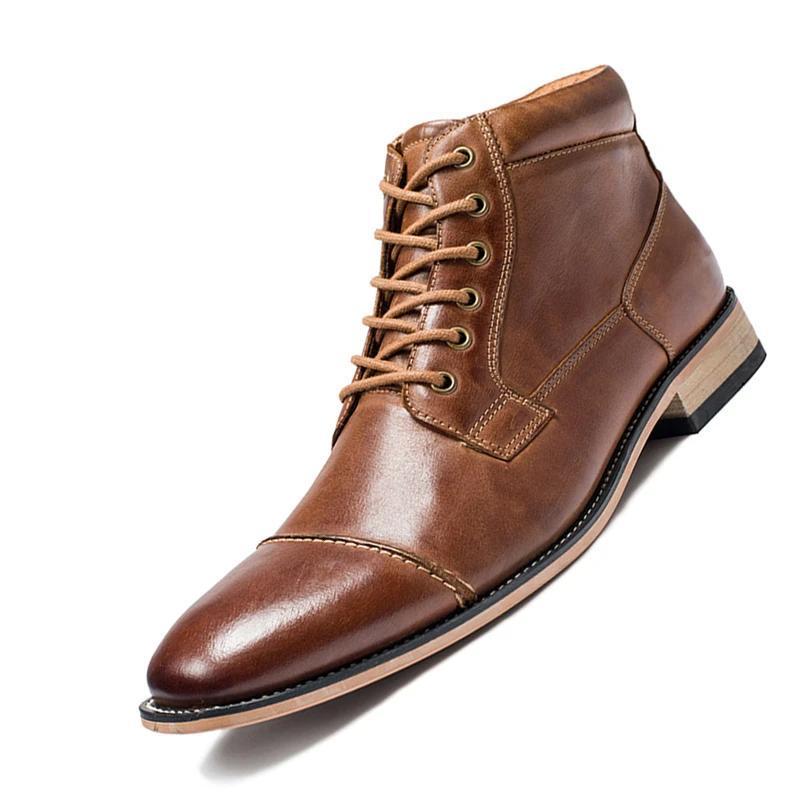Men’s Chelsea Boots with Side Zip – Smart Casual Style