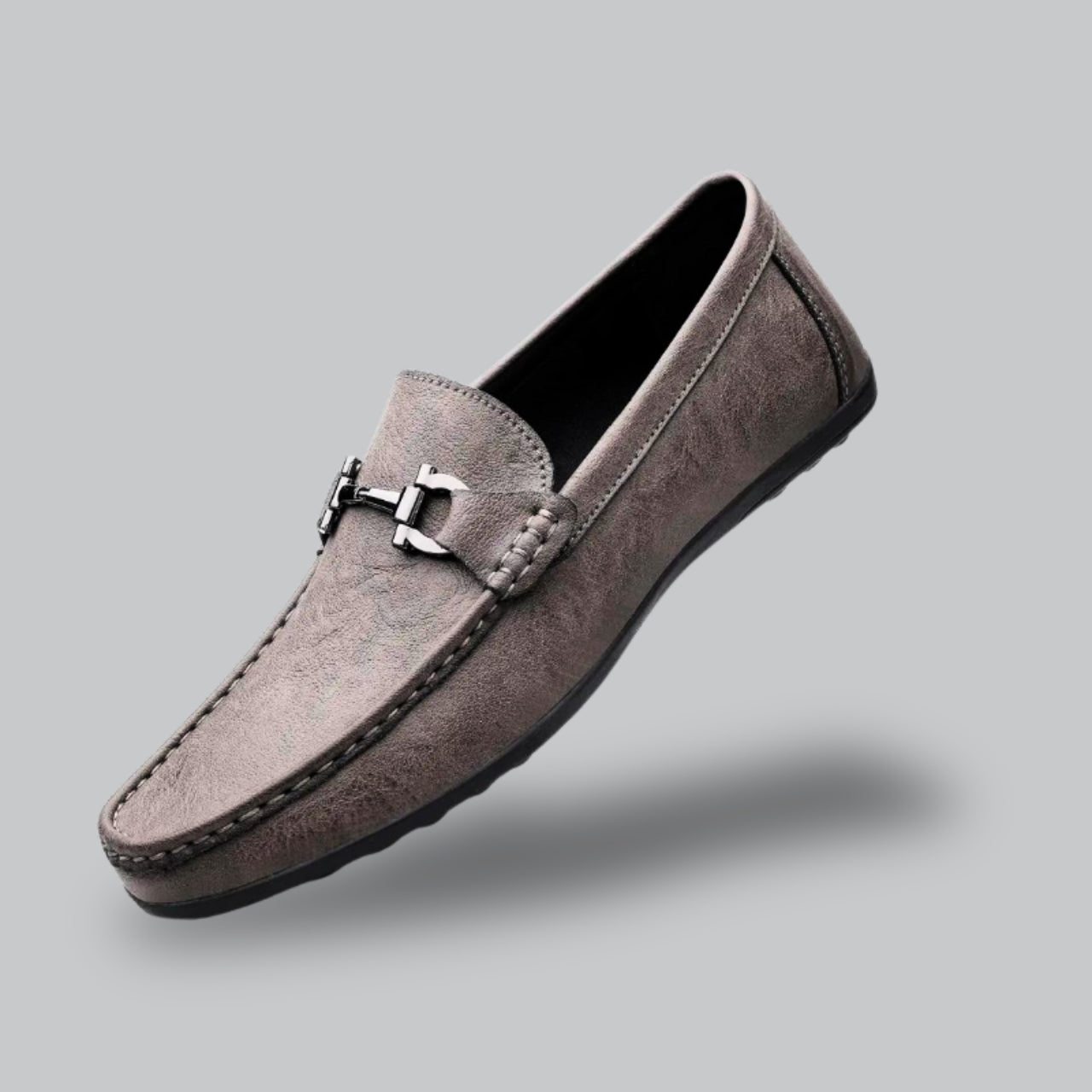 Men's Elegant Loafers-Cole Clothing-Grey-5.5-Cole Clothing