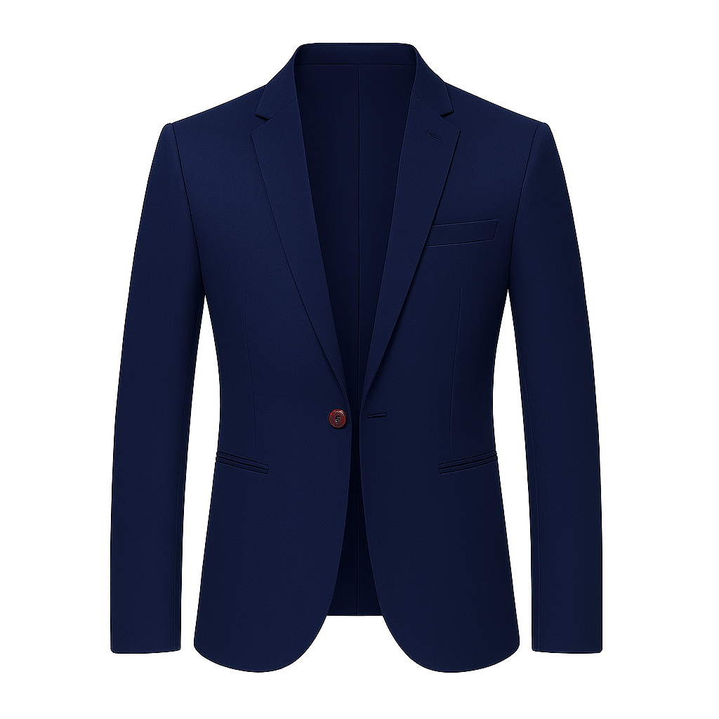 Men’s Cotton Blazer – Slim Spring/Summer Smart Jacket
