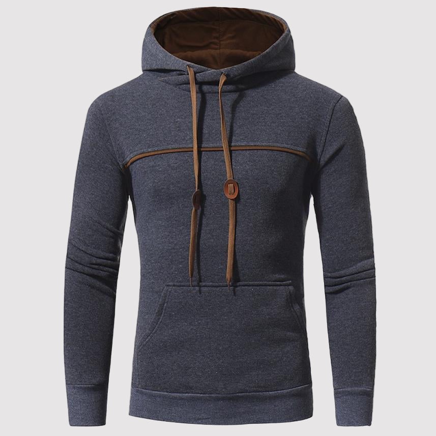 Men's Zip-Up Hoodie – Smart Casual Sweatshirt for Spring to Summer