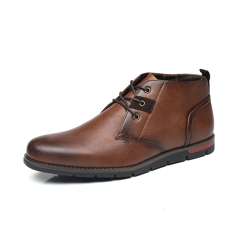Men’s Everyday Ankle Boots – Casual Lace-Up Desert Style