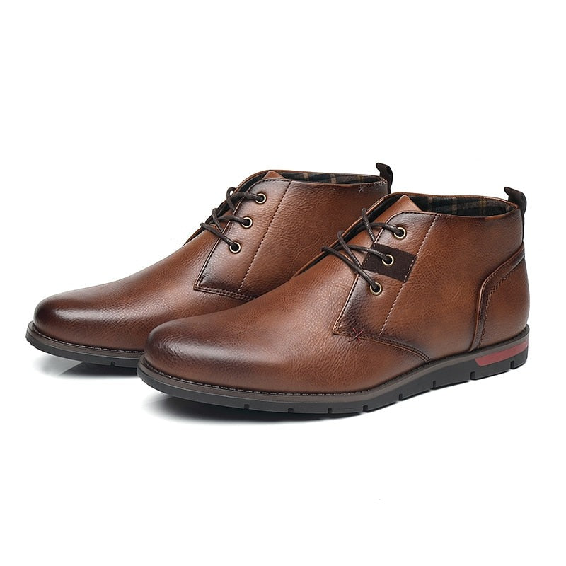 Men’s Everyday Ankle Boots – Casual Lace-Up Desert Style