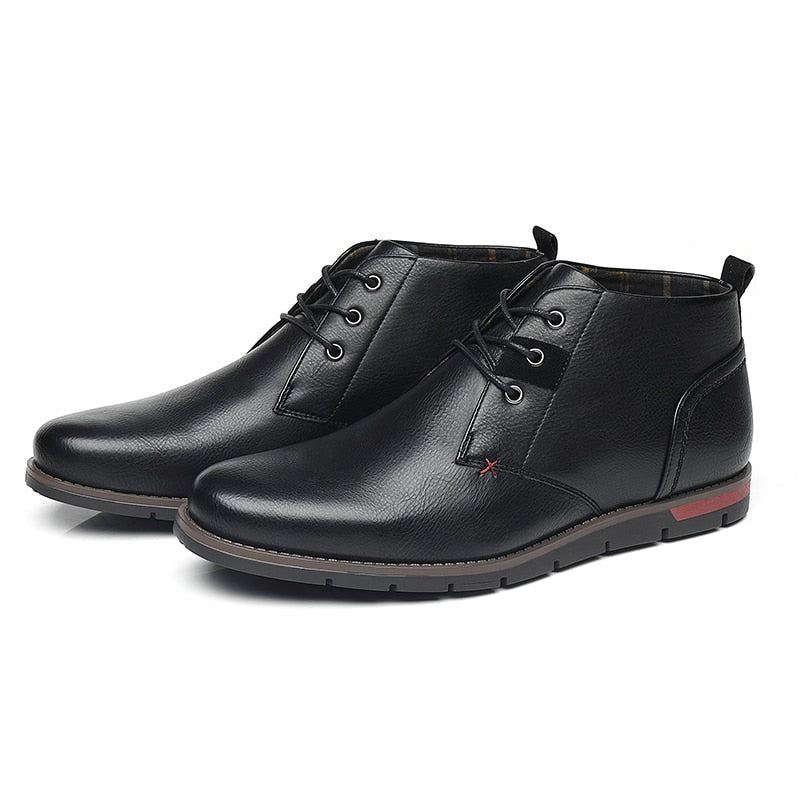 Men’s Everyday Ankle Boots – Casual Lace-Up Desert Style