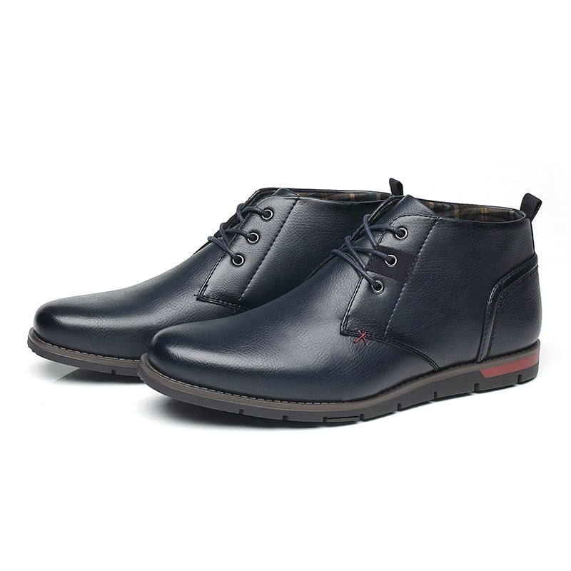 Men’s Everyday Ankle Boots – Casual Lace-Up Desert Style