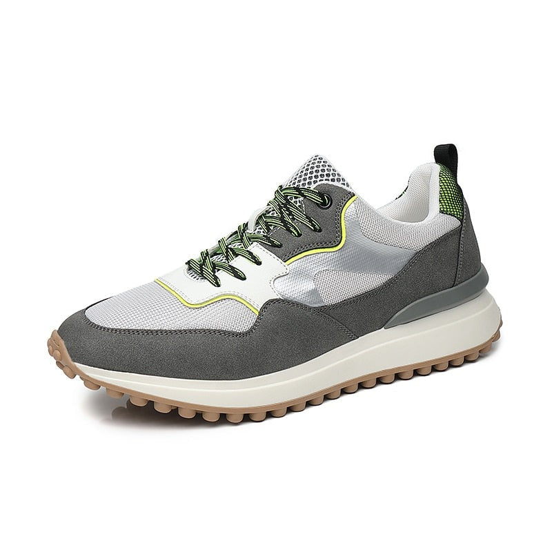 Men’s Fabric Jogging Sneakers – Casual Runners