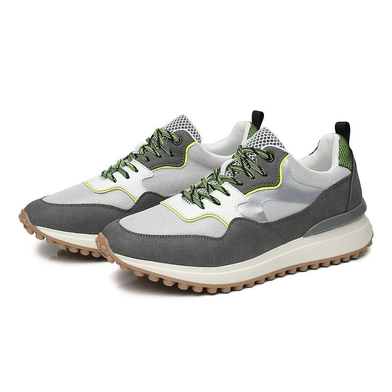 Men’s Fabric Jogging Sneakers – Casual Runners