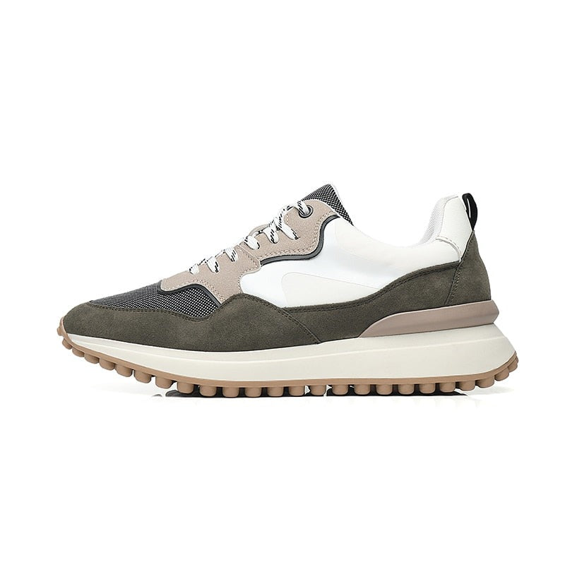 Men’s Fabric Jogging Sneakers – Casual Runners