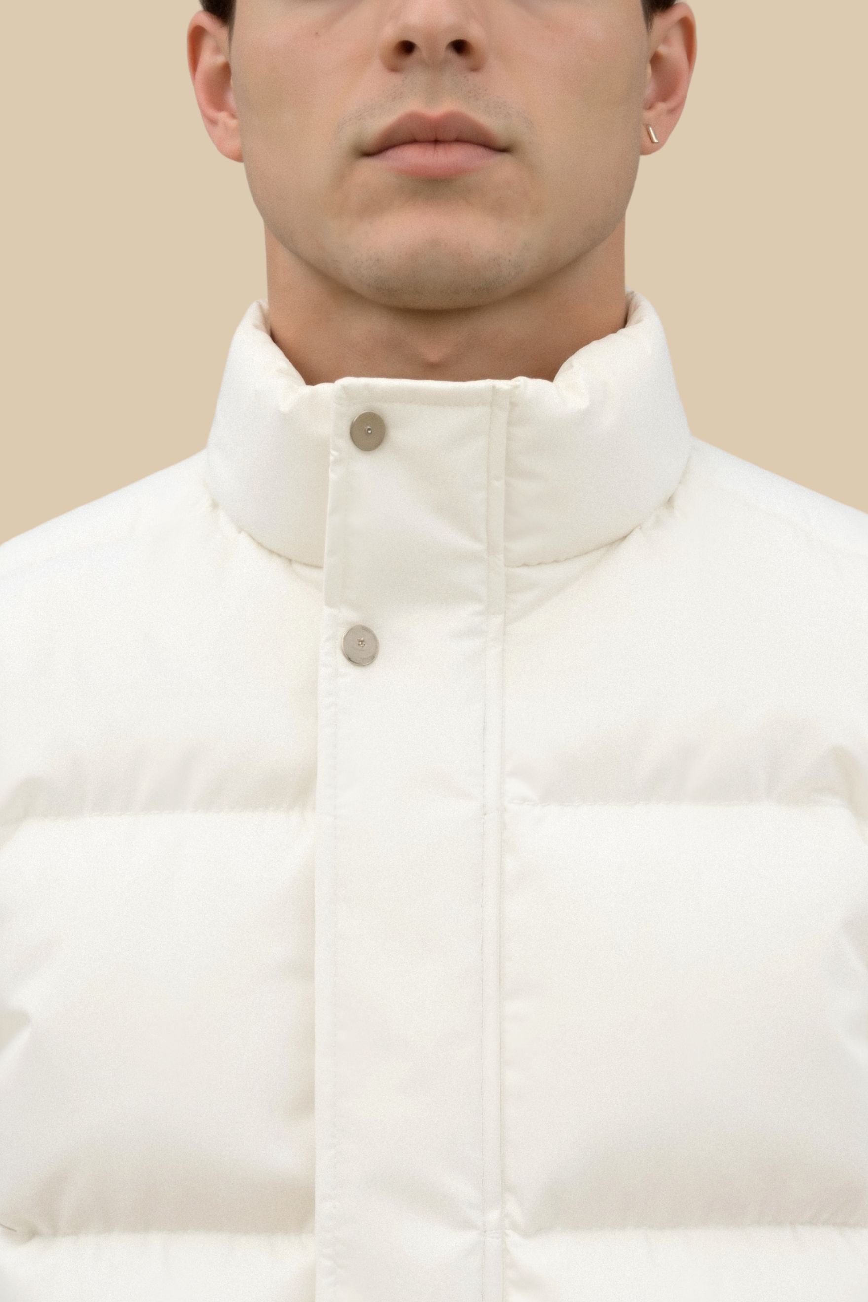 Solid High Neck Sleeveless Gilet Vest-Cole Clothing-Cole Clothing