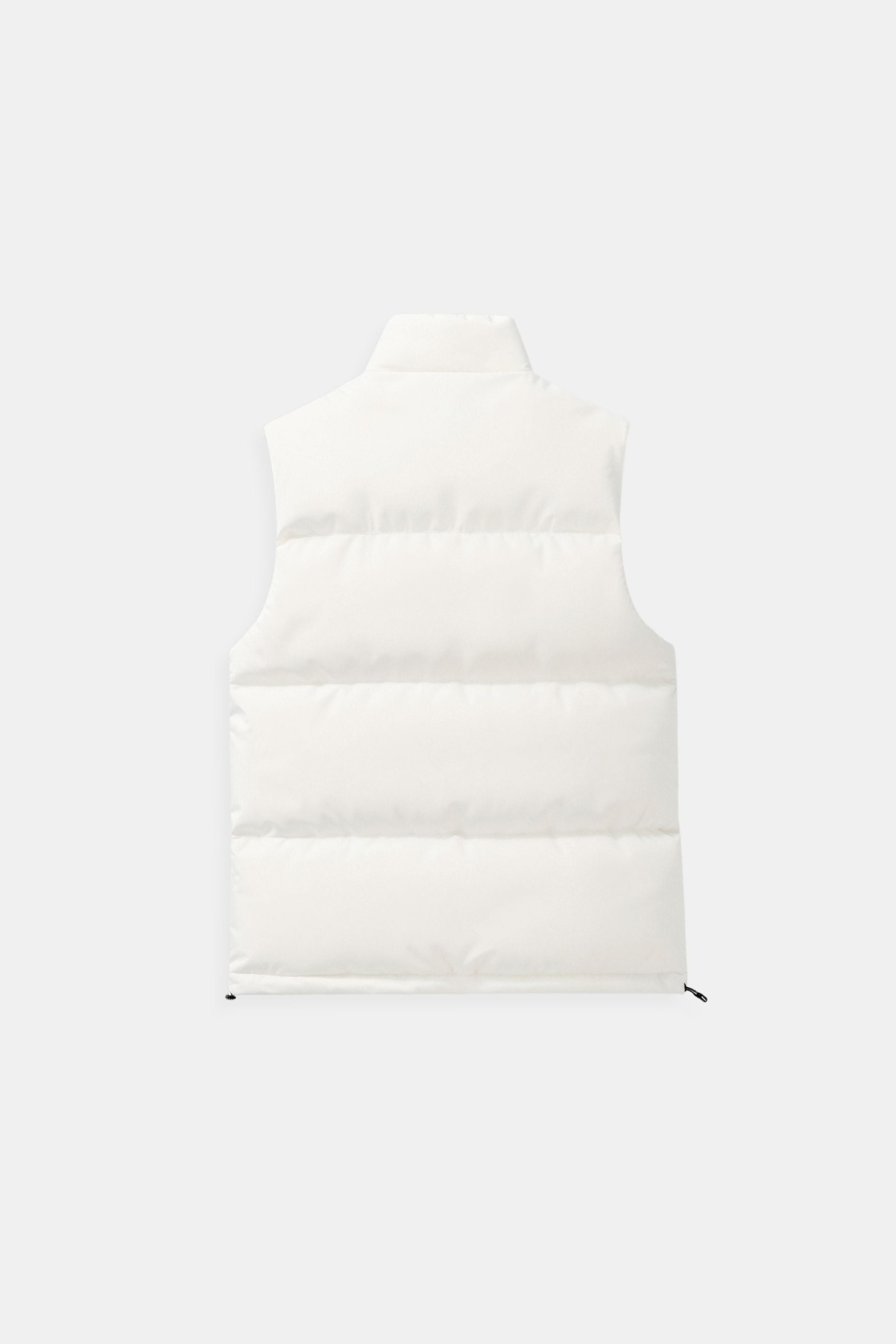 Solid High Neck Sleeveless Gilet Vest-Cole Clothing-Cole Clothing