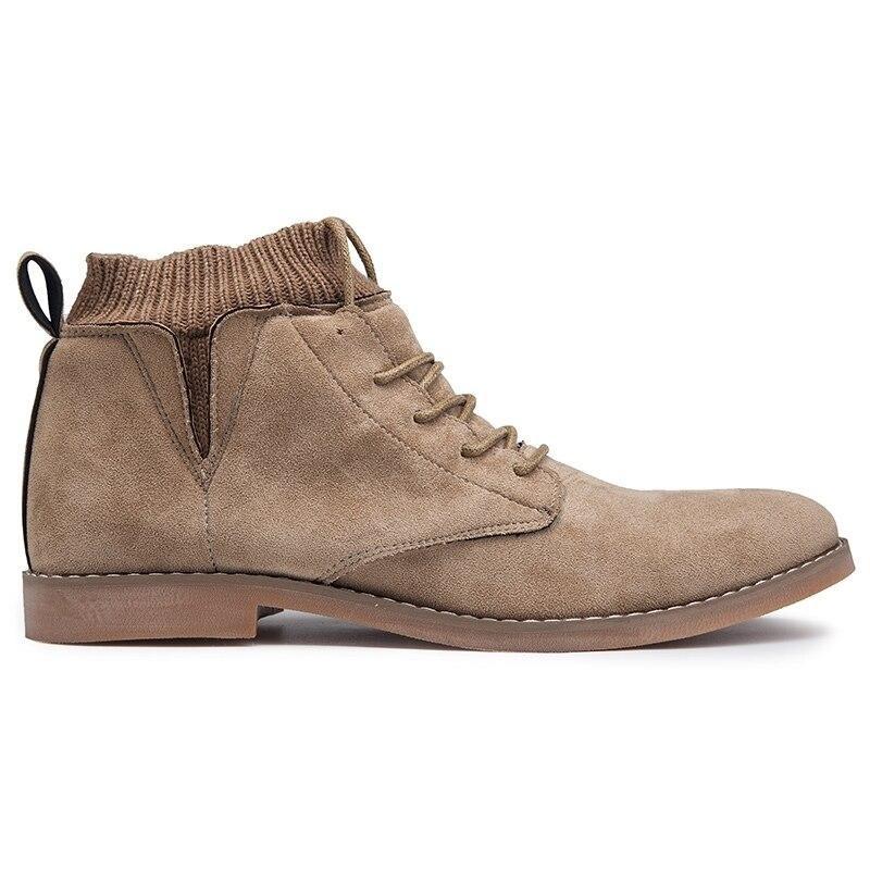 Men’s London-Style Tassel Zip High-Top Boots