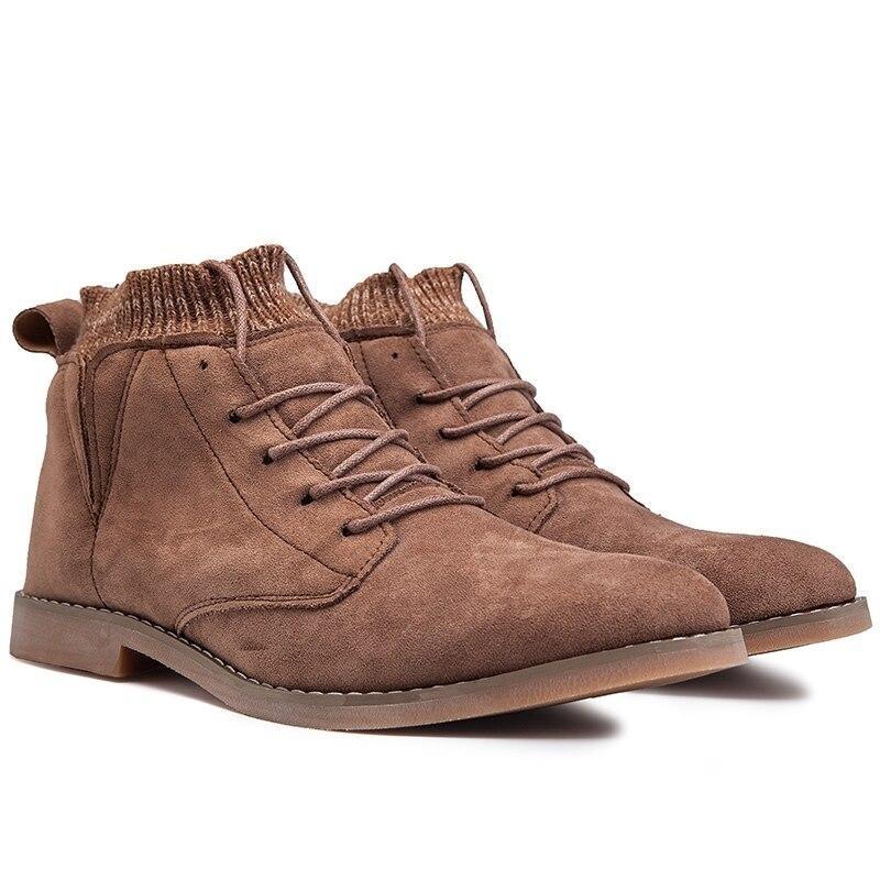 Men’s London-Style Tassel Zip High-Top Boots