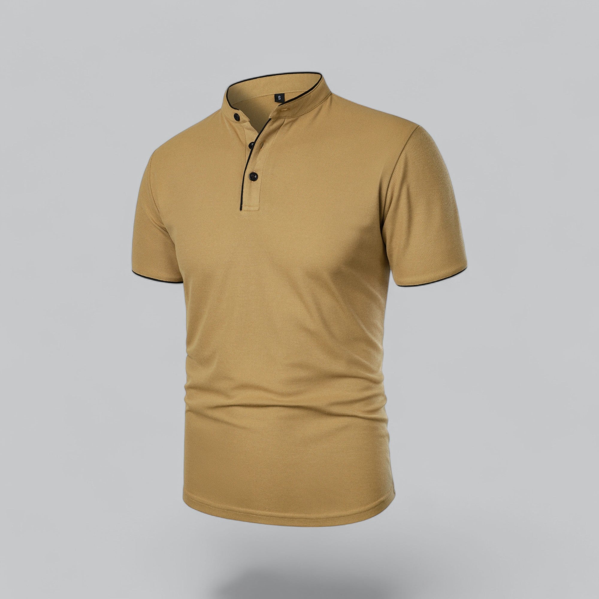 Men's Polo T-Shirt-Cole Clothing-Yellow-S-Cole Clothing
