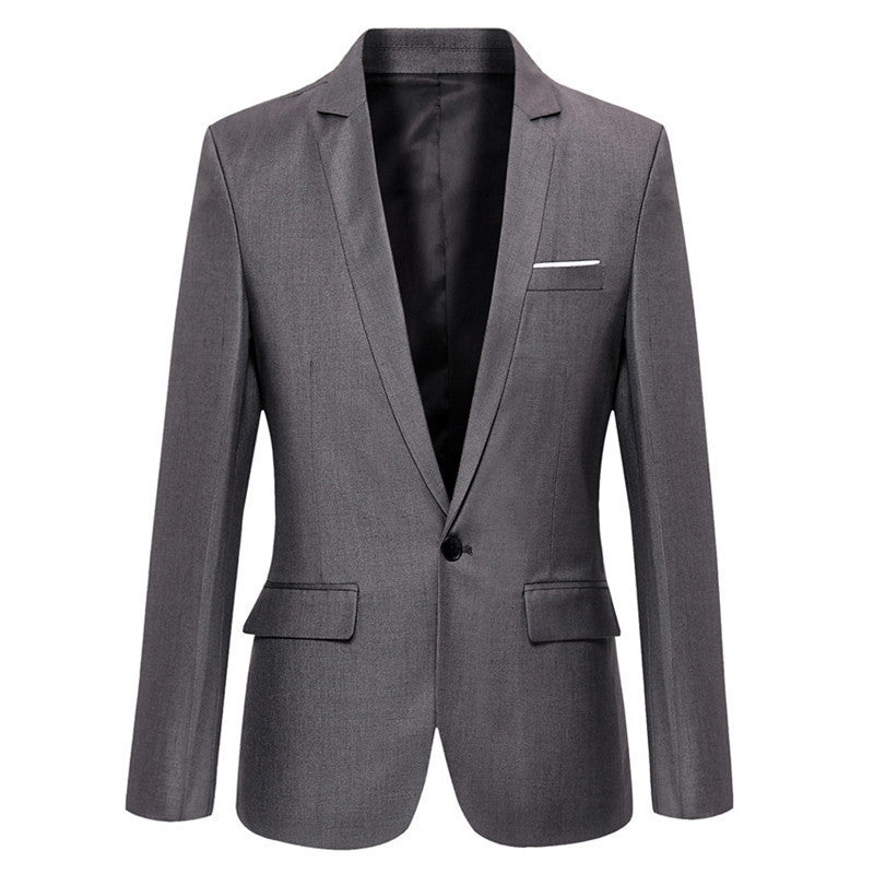 Men’s Smart Business Blazer – Slim Fit Office Jacket
