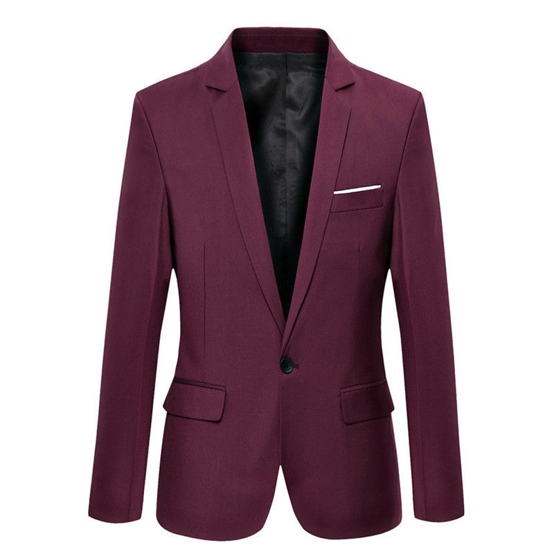 Men’s Smart Business Blazer – Slim Fit Office Jacket