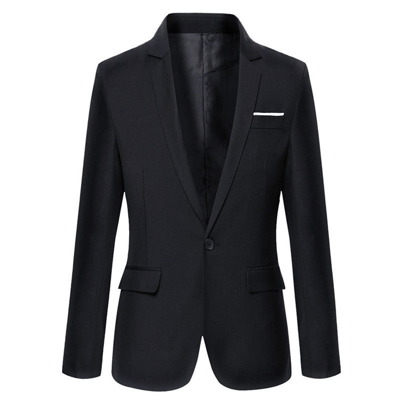 Men’s Smart Business Blazer – Slim Fit Office Jacket