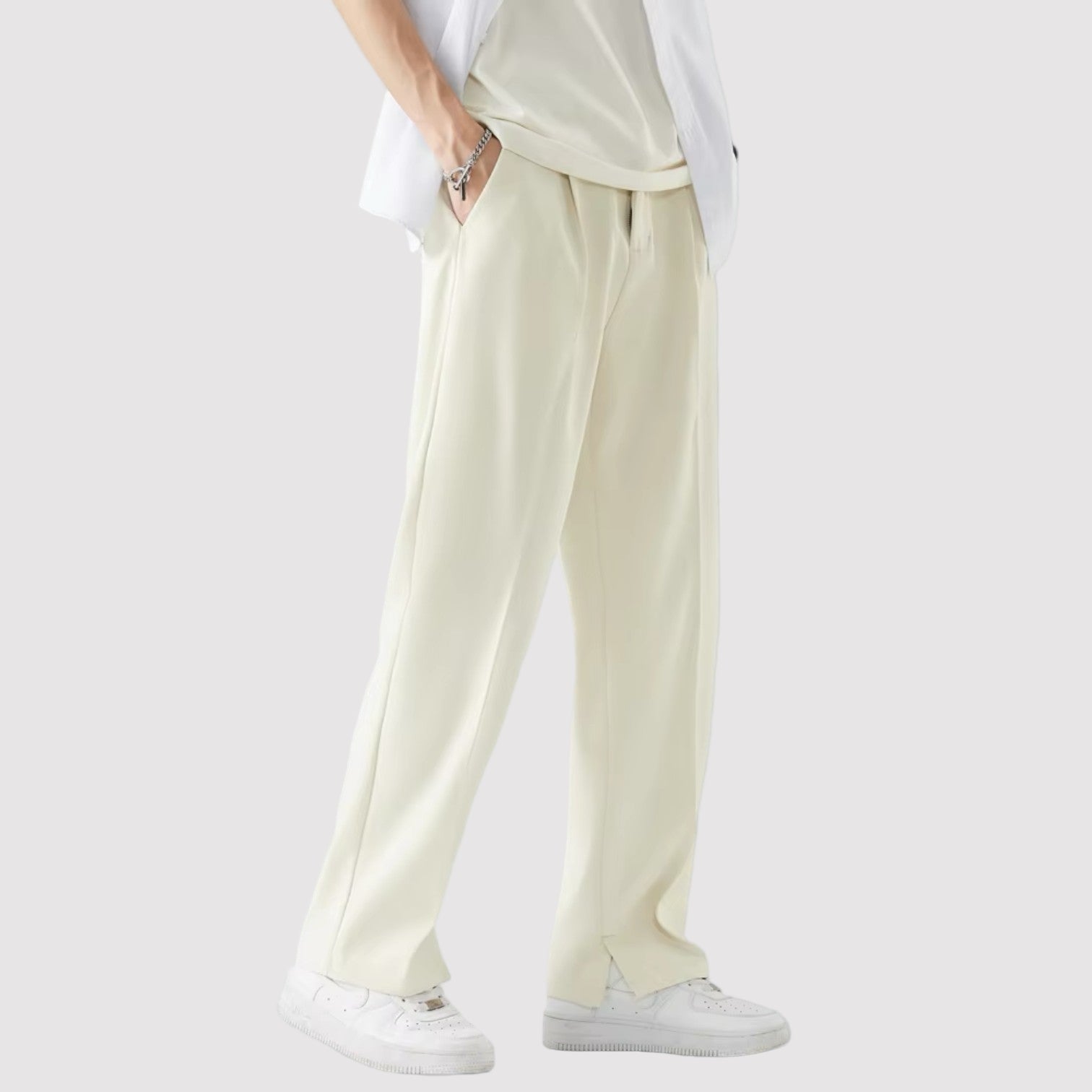 Max | Men's straight wide-leg pants-Cole Clothing-Cole Clothing