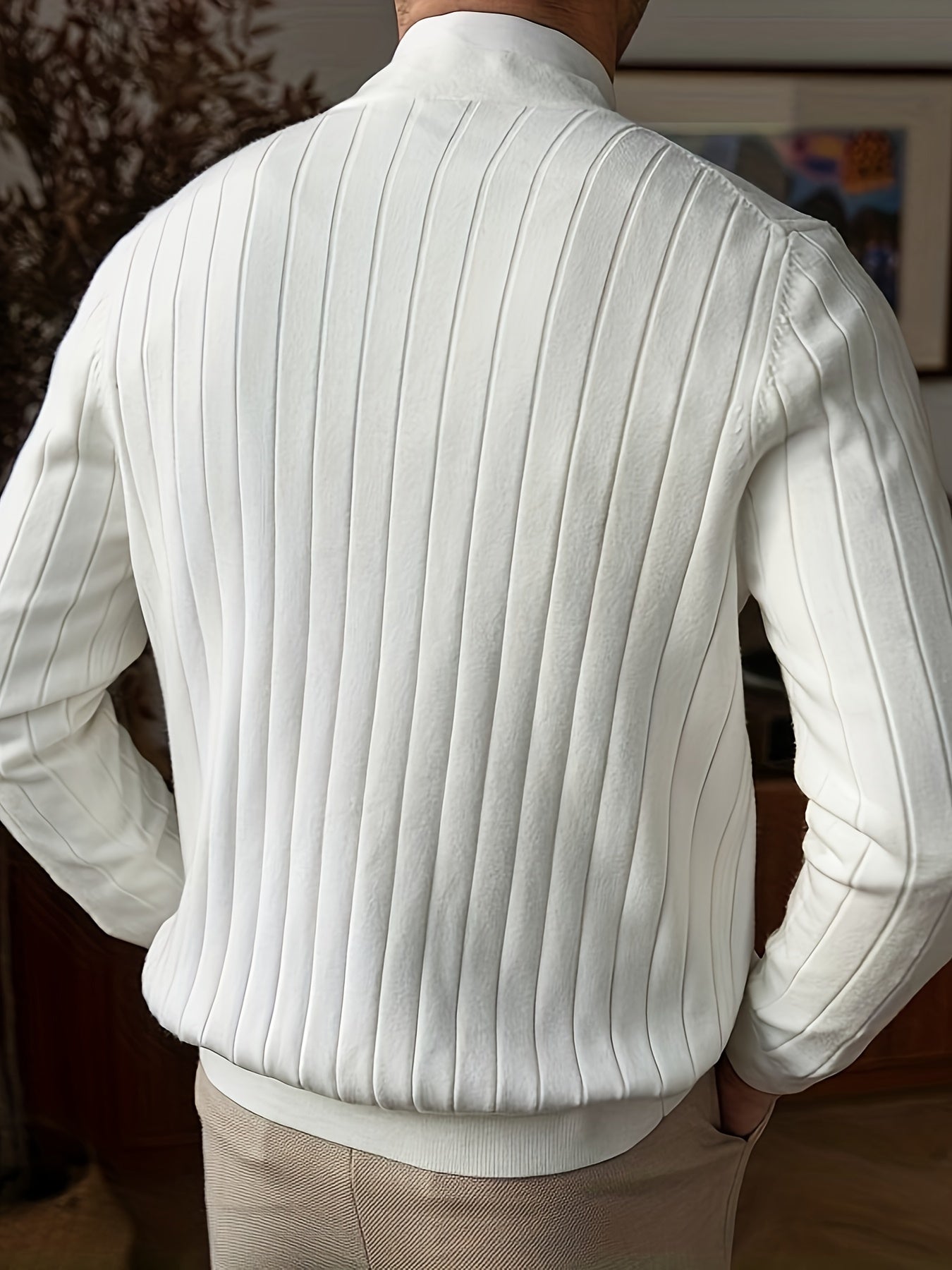 Men's V-Neck Sweater-Men's sweater-Cole Clothing-Cole Clothing