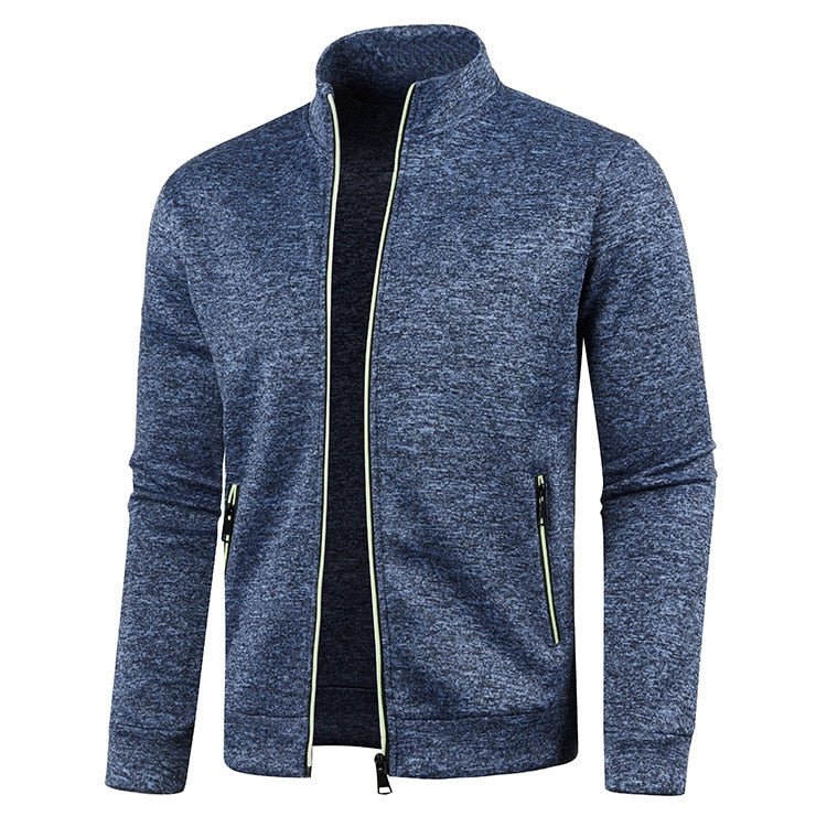 Men’s Zip-Up Track Jacket – Casual Sports Layer