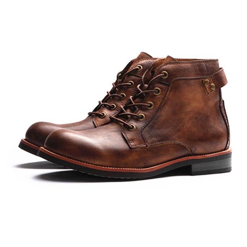 Retro Cowboy Boots for Men – High-Top Design