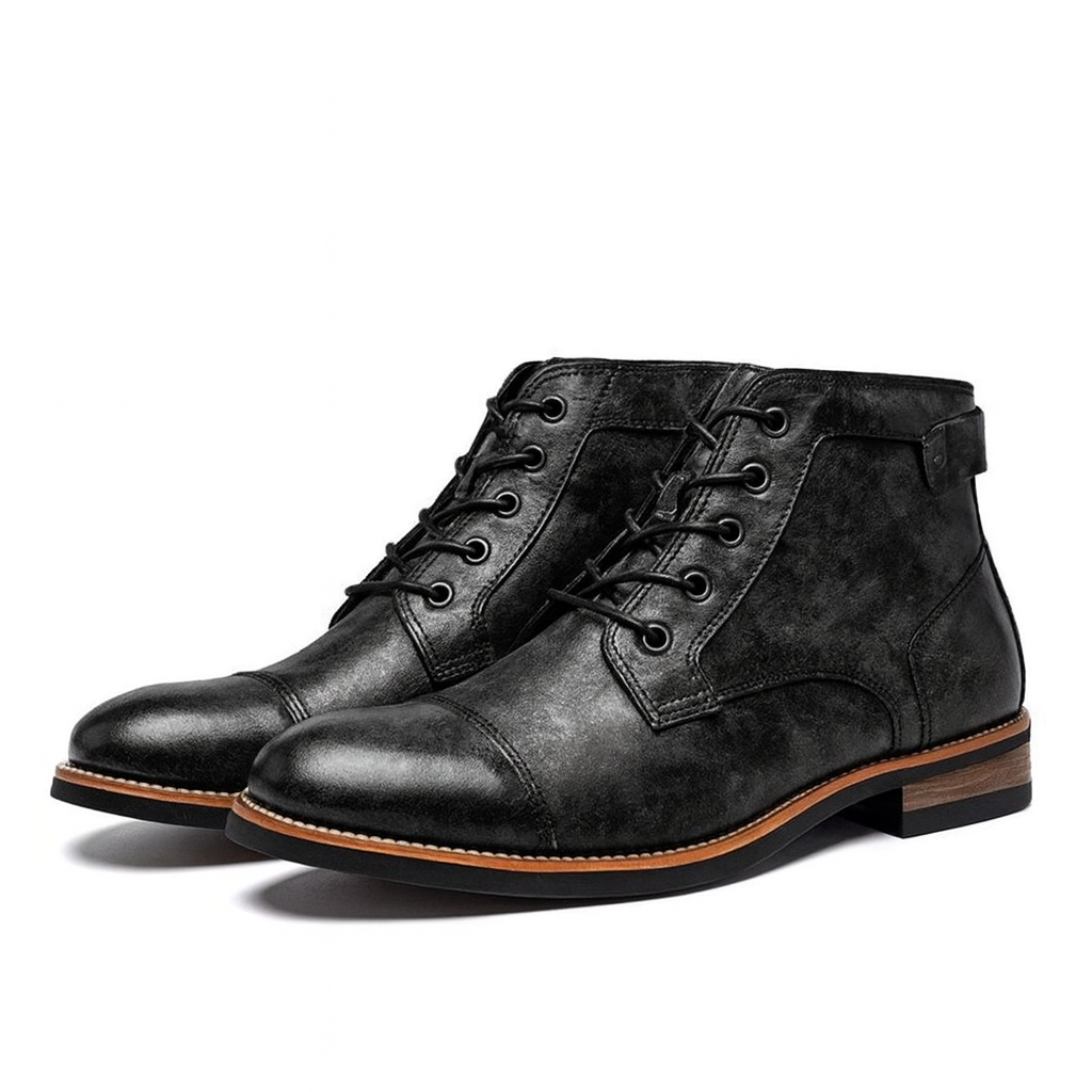 Retro Cowboy Boots for Men – High-Top Design